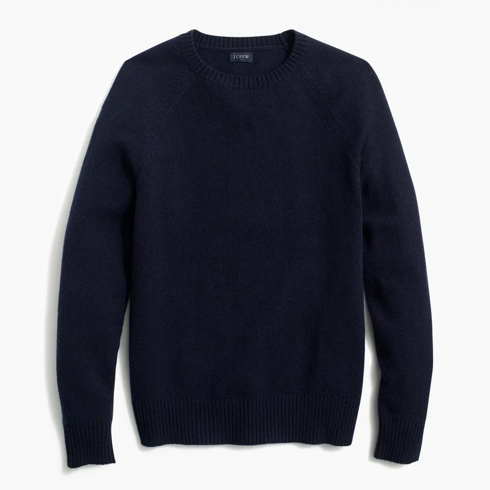 J.Crew Crewneck Sweater in Supersoft Lambswool Blend Mens Size Small